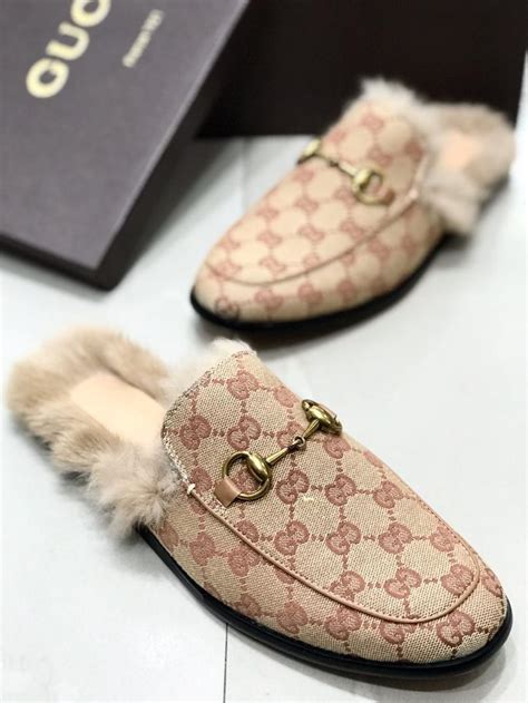 Gucci mules with fur review